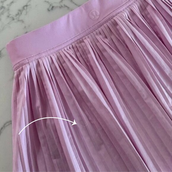 Lululemon Varsity High-Rise Pleated Tennis Skirt - Vita Pink - Size 6 - Picture 5 of 9